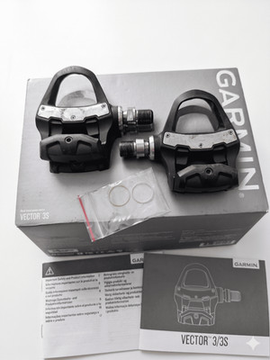Garmin Vector 3S Powermeter Pedale einseitig Bluetooth ANT+ funktionstüchtig
