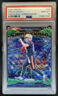 2024 Panini Prizm Drake Maye Fireworks RC Green Wave Rookie #22 Patriots PSA 10