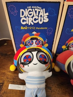 The Amazing Digital Circus Official GLITCH Animiniz Pendants Anime Pomni Plush 