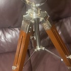 Vintage Floor Standing Spotlight Living Room Antique Decor Old Nautical Lamp — photo 4