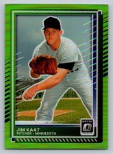 Jim Kaat 2025 Panini Donruss Optic Lime Green 31/149 Minnesota Twins #19