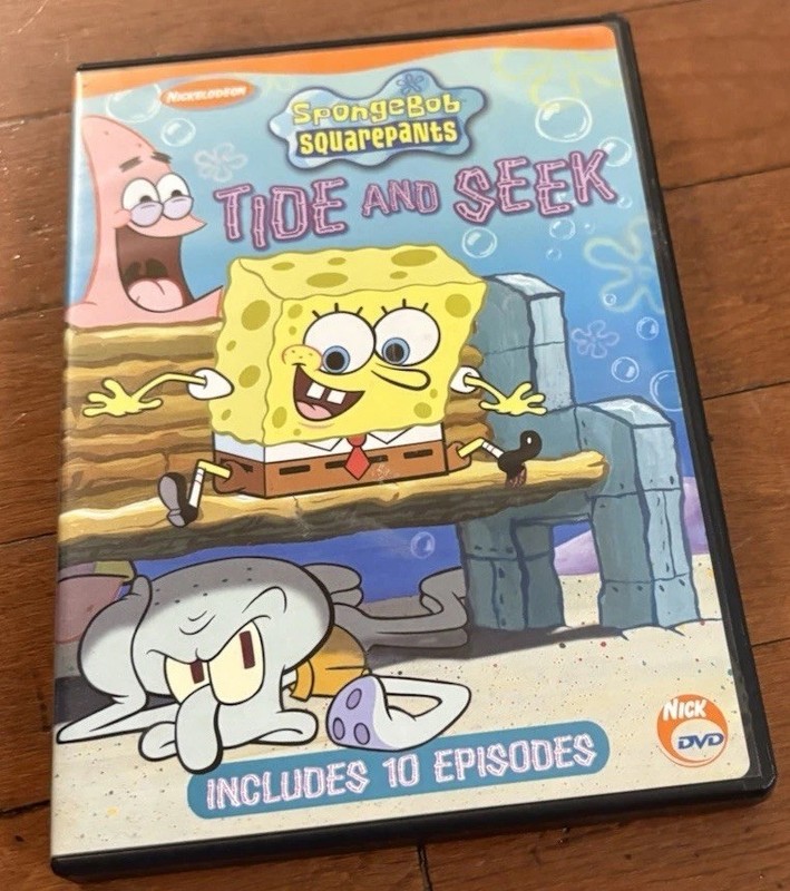 Nickelodeon SpongeBob SquarePants Tide and Seek DVD 2003 NR Commentary