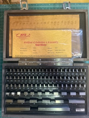 HFS(R) 81PCS Grade Economy Gage Gauge Block Set - Calibration Tool for Precision