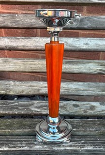 Art Deco Butterscotch Amber Bakelite Lamp