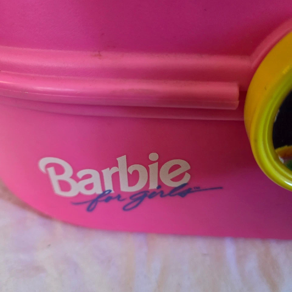 Estuche de cosméticos de belleza vintage años 90 Barbie para niñas rosa Caboodles Foto 3 de 4