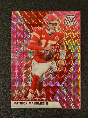 Patrick Mahomes II 2020 Panini Mosaic Pink Camo Prizm Chiefs 1