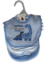 Ren  Rof  Baby Bibs Set 5pcs Dinosaur Print