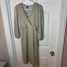 Women’s Ann Taylor Gold Dress Sz XS