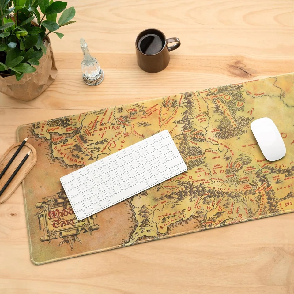 Tappetino Mouse XXL Il Segnore Degli Anelli Gadget - Tappetino Scrivania Gaming - Immagine 4 di 4