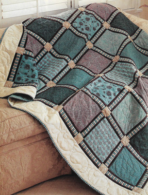 Squares & Stripes Quilt quilting pattern instructions