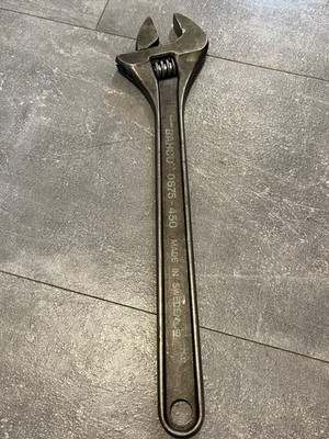 vintage Bahco 18'' adjustable wrench 0675-450 made in sweden