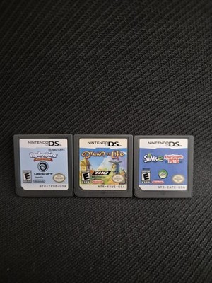 Nintendo DS Spiele USA Version Poptropica Adventures/ Drawn To Life/Sims 2