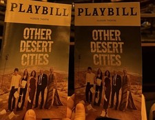 Other Desert Cities Original Playbill Hudson Theatre Theater Program
