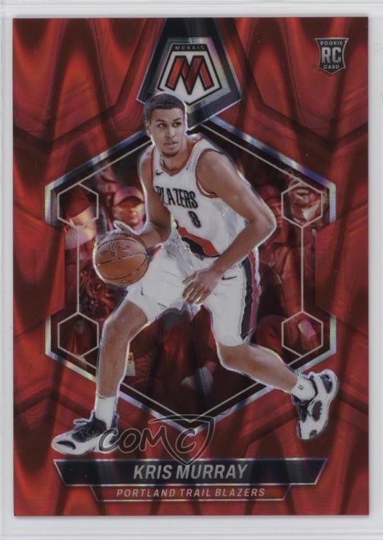 2023-24 Panini Mosaic Rookies Red Seismic Prizm 16/299 Kris Murray #207 03xg