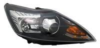 Scheinwerfer Rechts FüR Ford Focus MK2 2008- In Schwarz Kurvenlicht Halogen Lwr