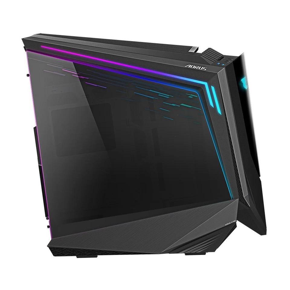 4719331552008 Gigabyte AORUS C700 GLASS ATX FullTower Black Gehäuse mit Fenster  - Bild 2 von 4