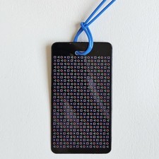 Genuine Sony Playstation Luggage Tag Hangtag - 11x6 Inches New!