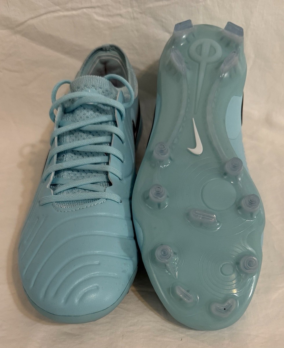 Nike Tiempo Legend 10 Elite FG Soccer Cleats Blue/White  display picture 3