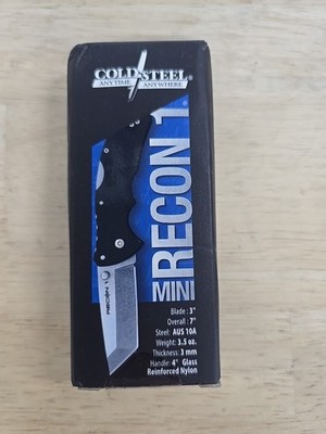 Cold Steel Recon 1 Lockback Tanto DE CS27BTDEBK | CS27BTDEBK