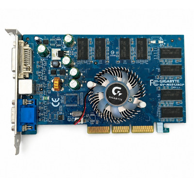GIGABYTE NVIDIA GeForce FX 5500 128MB VGA/DVI/TV-OUT (AGP)