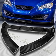 For 2010-2012 Hyundai Genesis Coupe Real Carbon Fiber Front Bumper Lip Spoiler For 2010-2012 Hyundai Genesis Coupe Real Carbon Fiber Front Bumper Lip Spoiler