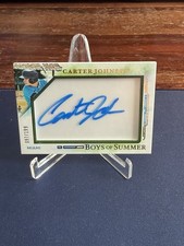 2025 Panini Boys of Summer  Acetate Signatures Carter Johnson #26 /199 (AU, RC)