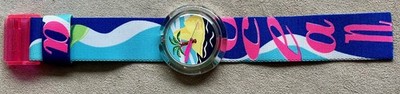 Like New Vintage 1993 Pop Swatch Lonely Island (PWK182) w/Box and Papers