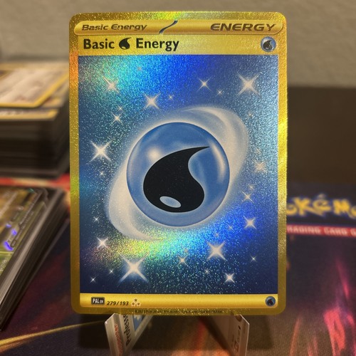 golden water energy pokemon card gold CGC 9 Water Energy 279/193 Gold - Paldea Evolved - Pokemon TCG Age Group Water Energy - 279/193 -