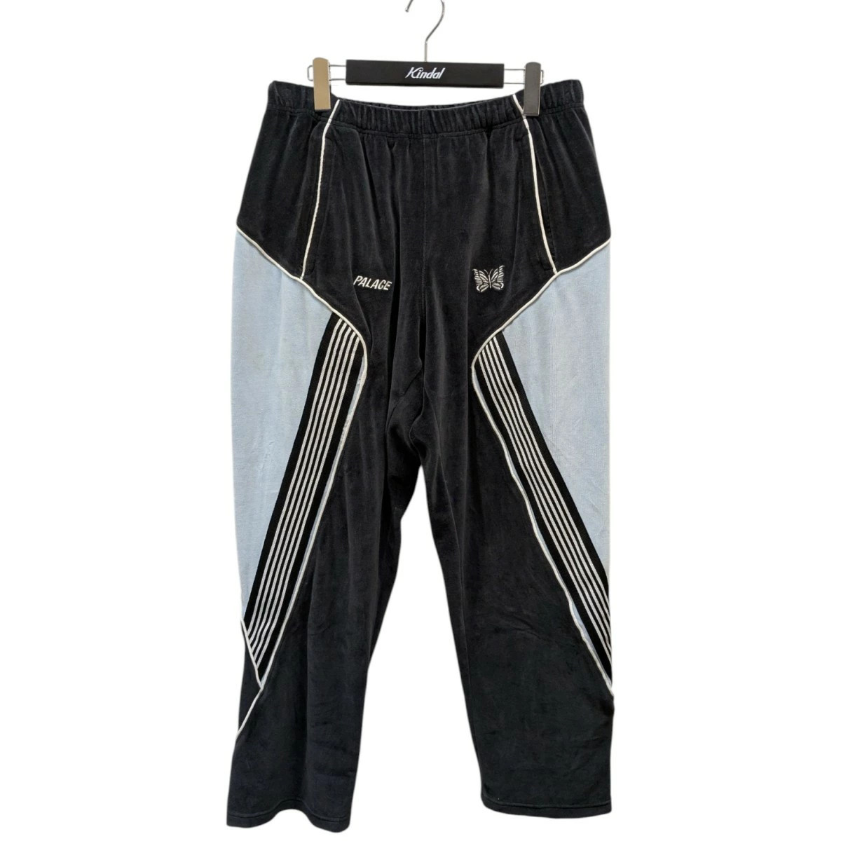 [Used] Needles x PALACE Jersey Pants Light Blue x Gray Size: M [131125] (Needles