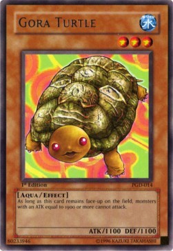 YuGiOh Gora Turtle PGD-EN014 Rare Englisch Light Played 1st