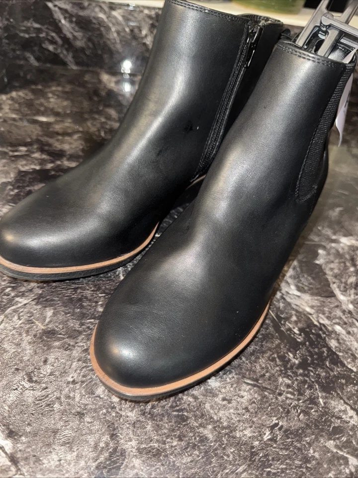 Bota cuña negra Aerosols talla 9 - nueva con etiquetas Foto 2 de 4