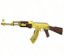 Golden Electric Gel Ball Blaster AK Gold Automatic Rechargeable And Accessories