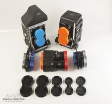 Forster UK Mamiya C TLR Front And Rear Flexible Lens Caps C330 C220 C3 C2 etc