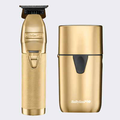 BaBylissPRO LimitedFX Collection Metal Lithium Outlining Trimmer & Single UVFOIL