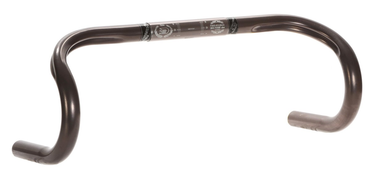 3TTT Paris Roubaix Ergo Power Due Merckx Bend Road Handlebar Gray