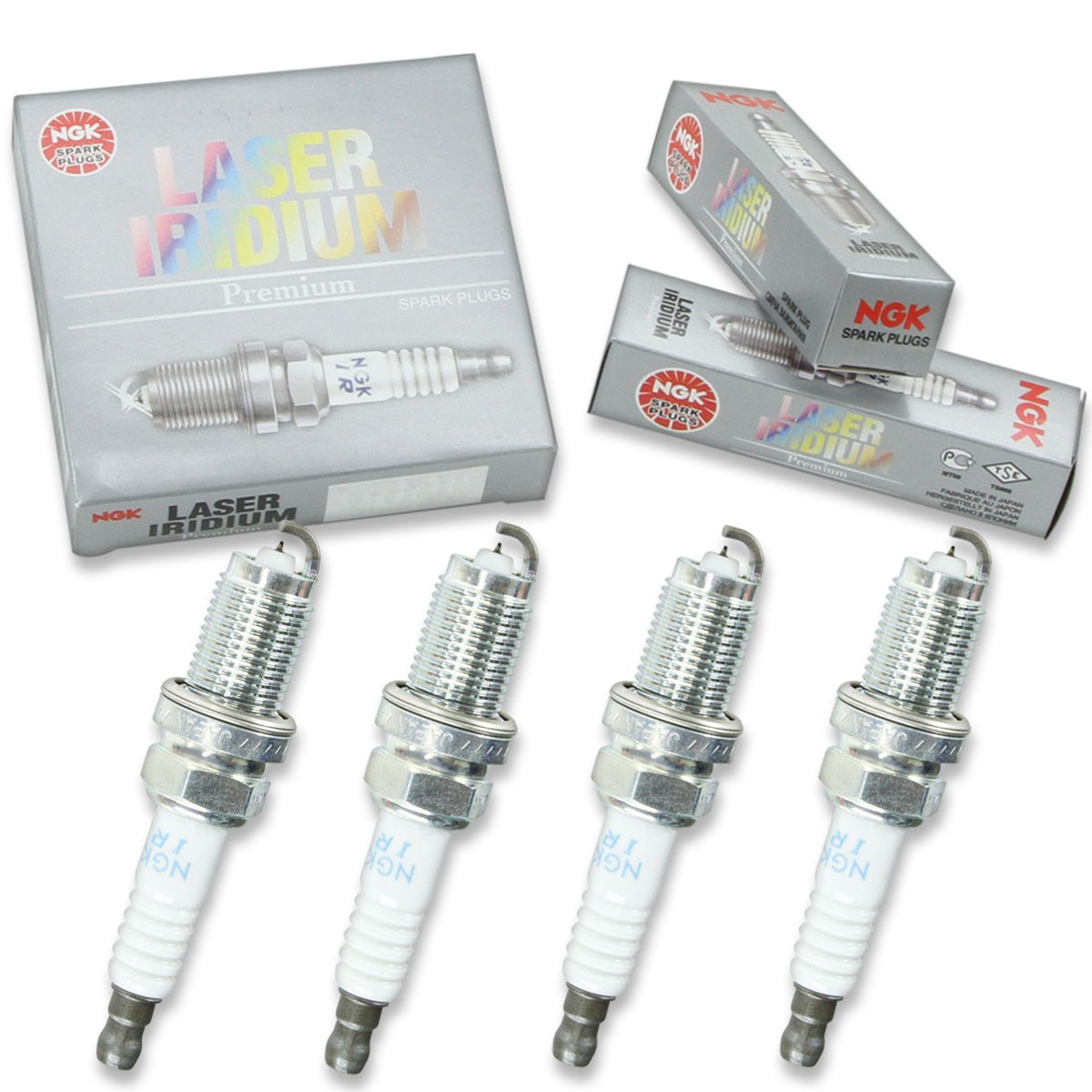 4 pc NGK 5266 IZFR6K-11S Laser Iridium Spark Plugs for SKJ20DR-M11 RC6WYPB3 pf