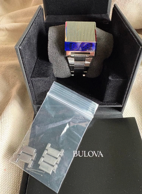 【美品】Bulova ブローバ 98C135 Bulova Computron 98C135 LED Digital Men's Wrist watch | eBay