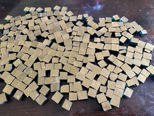 MOSAIC ORSONI 24 CARAT GOLD GLASS SMALTI  Mid-Century Cathedral Glass  2 oz