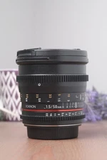 Rokinon Cine DS 50mm T1.5 AS UMC IF Cine Lens for Canon EF Mount 