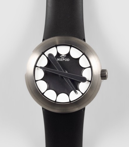 Ikepod KAWS Horizon Black & White Dial Watch By Marc Newson HH...