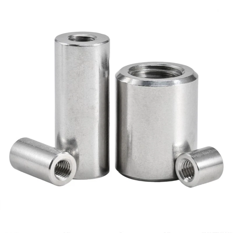 Gewindemuffen M8 M10 Rund Verbindungsmutter Langmutter Edelstahl V2A - Bild 4 von 4