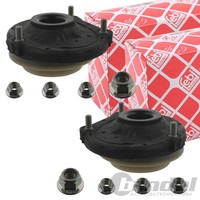 2X Febi Federbeinlager Domlager Vorne Passend FüR Fiat Grande Punto Fiorino Qubo