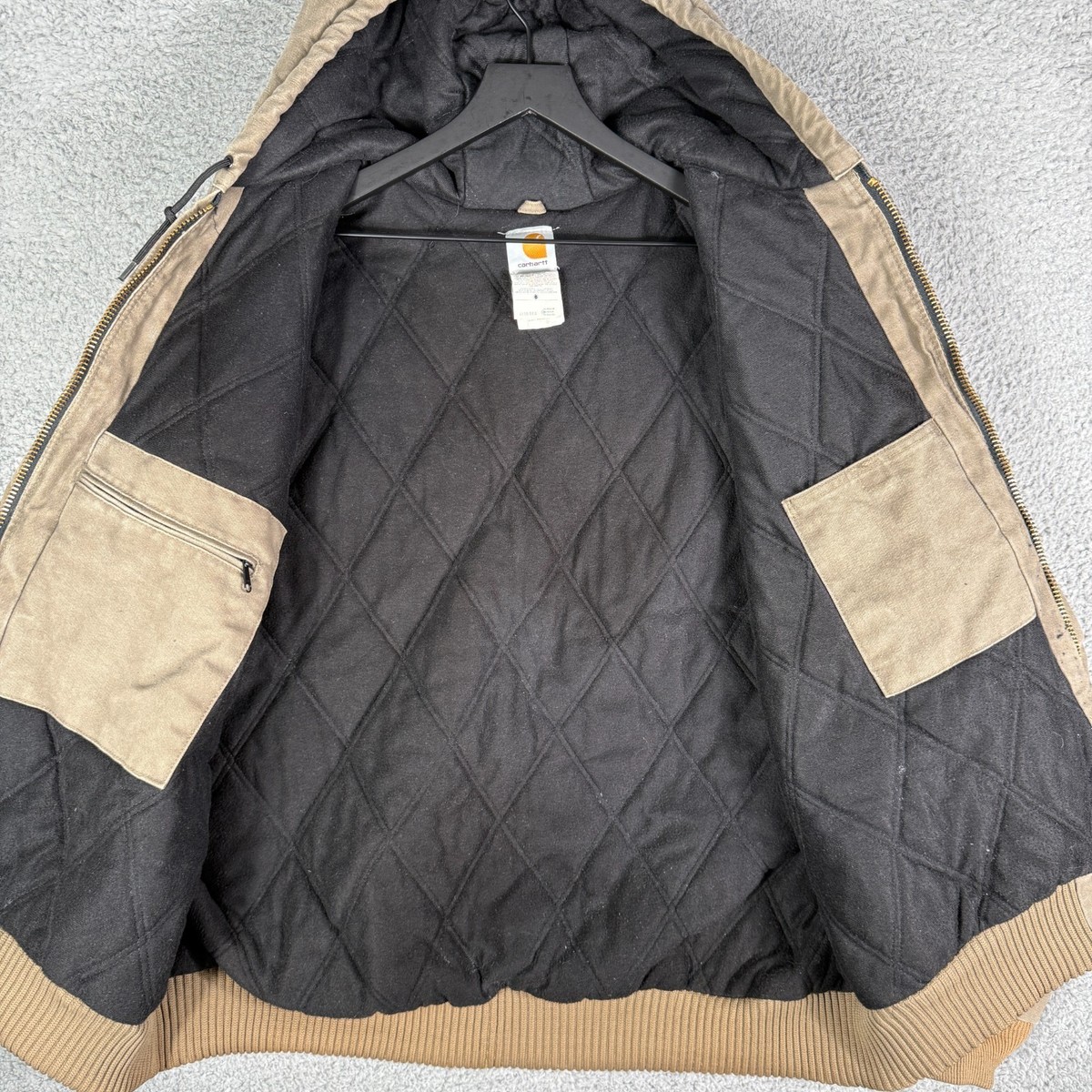 Vintage Carhartt Jacket Men's XXL Canvas Desert Tan J130 DES Faded