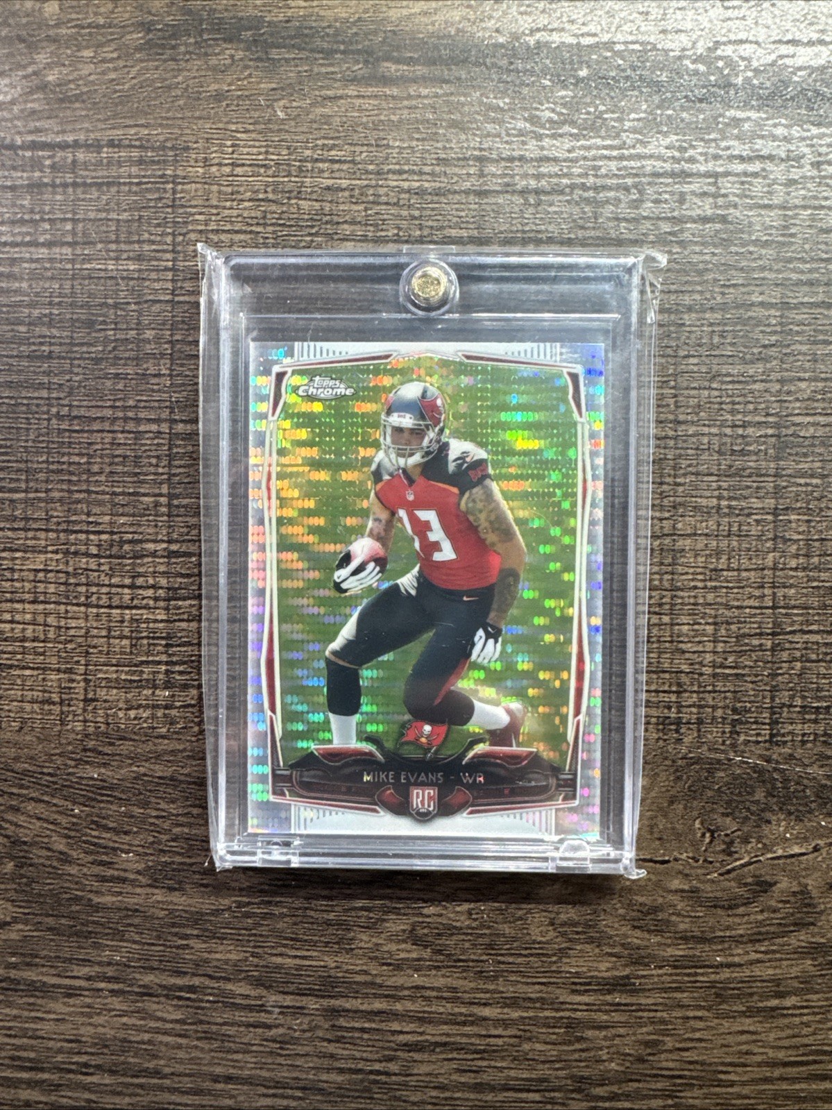 2014 Topps Chrome - Mike Evans #185 Pulsar Refractor (RC)
