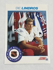 1991-92 Score American Hockey #356 - Eric Lindros - Oshawa Generals