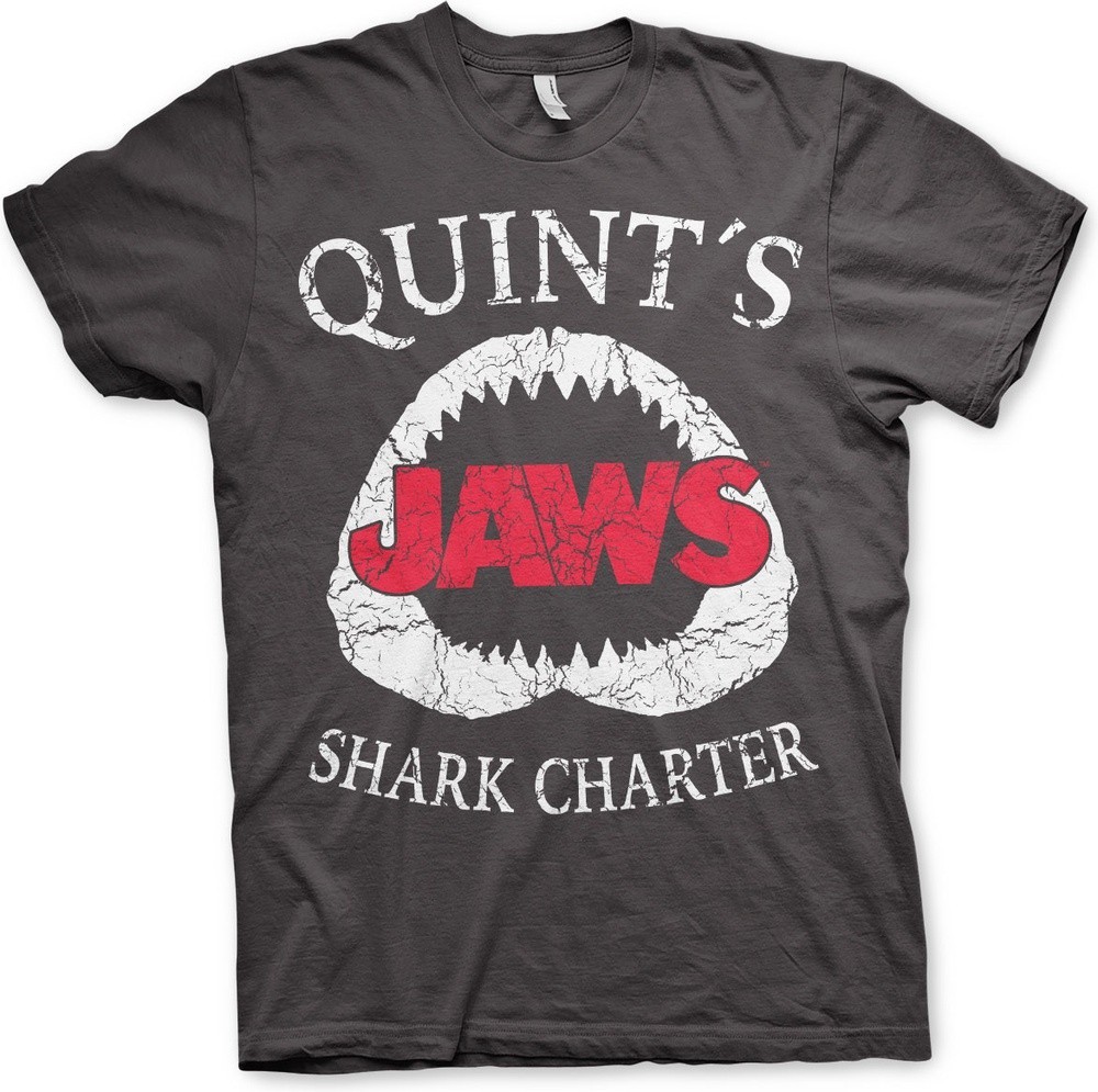 Jaws Quints Shark Charter T-Shirt Dark-Grey 5490₽