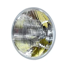 For Ford F-150 75-79 Headlight 7" Round Chrome Vision Plus Factory Style