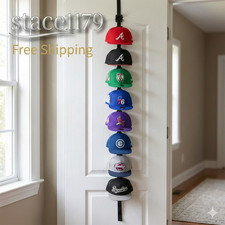 Hat Rack for Door Baseball Cap Organizer Hanger NEW Organizador de Gorras Puerta