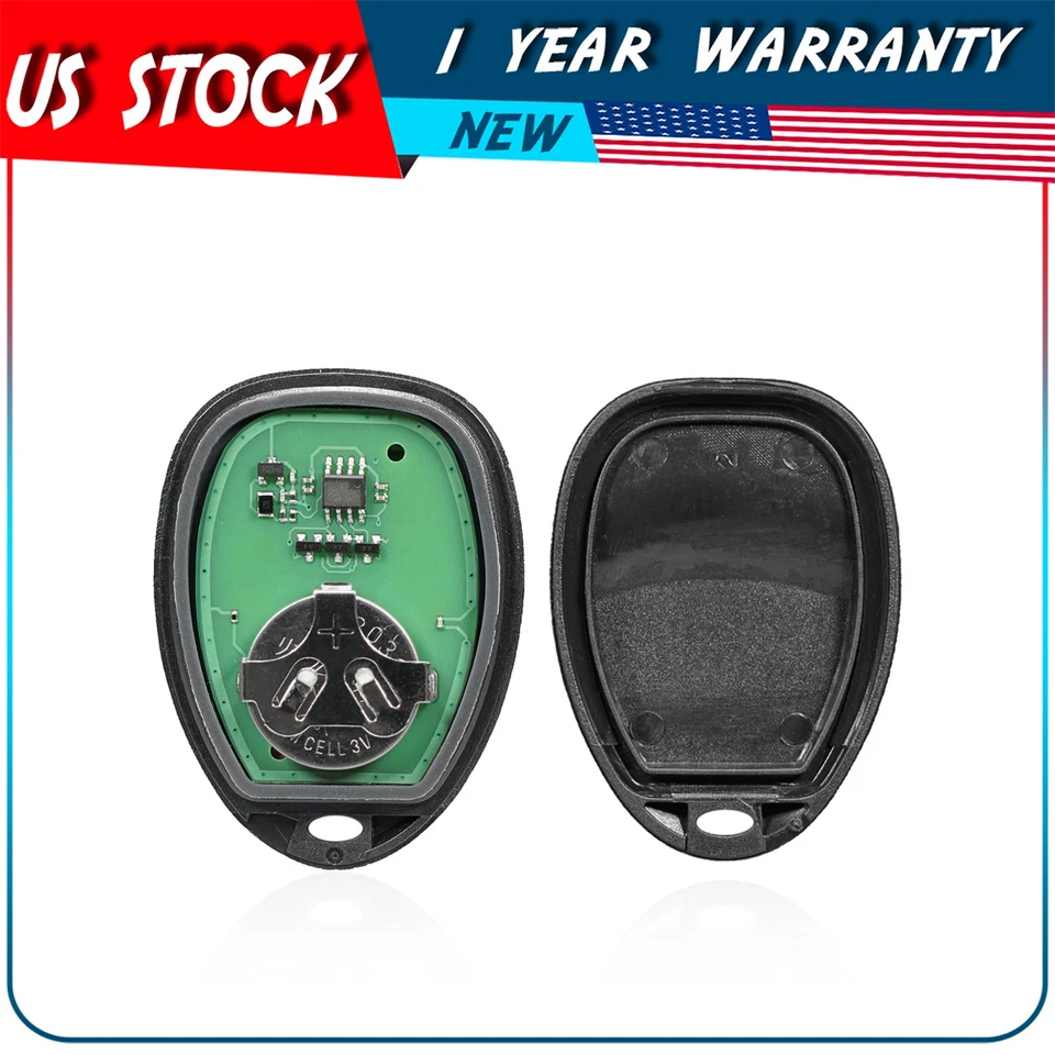 Mando a distancia para auto + llave para GMC Sierra Yukon Cadillac Chevrolet Silverado Express Foto 2 de 4