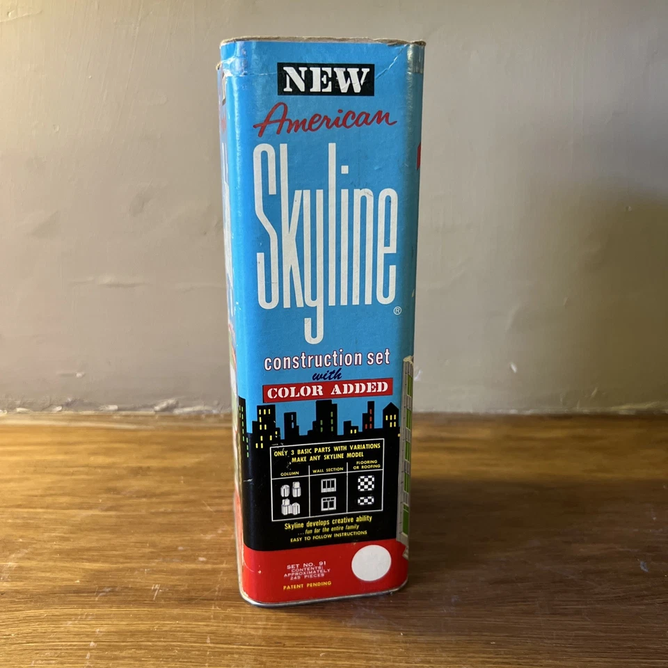 Halsam NUEVO Juego de Construcción American Skyline Elgo Plastics Set 91 De Colección Sin Tapa Foto 4 de 4